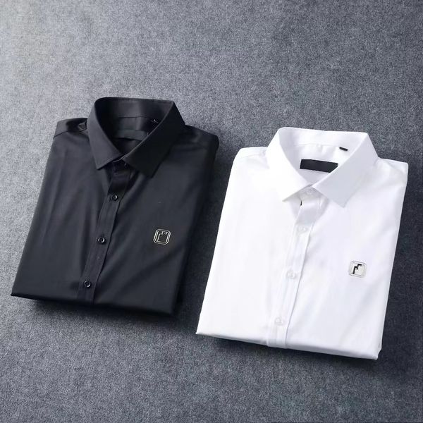 men's shirt designer brand spring and autumn new men's fashion elegant and elegant black and white business office -3xl, White;black
men's shirt designer brand spring and autumn new men's fashion elegant and elegant black and white business office -3xl, White;black