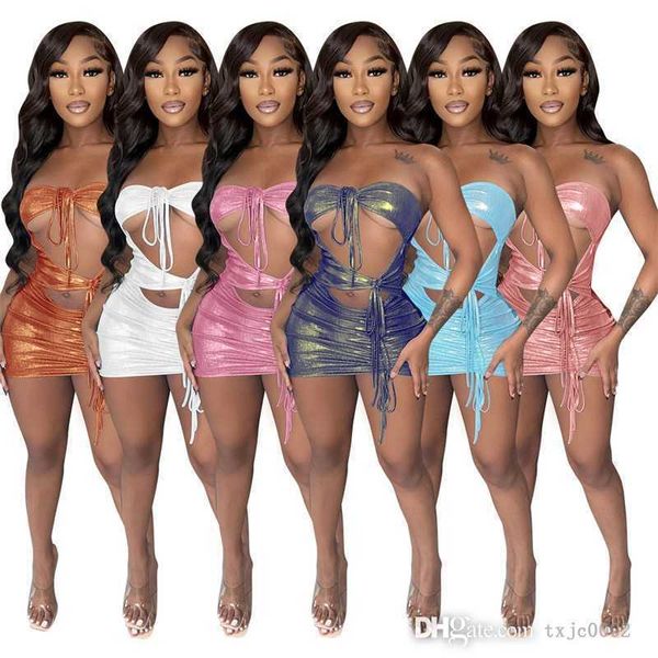 2023 designer womens dresses wrap chest one piece skirt with tie rope neck wrap hip irregular dress nightclub, Black;gray
2023 designer womens dresses wrap chest one piece skirt with tie rope neck wrap hip irregular dress nightclub, Black;gray