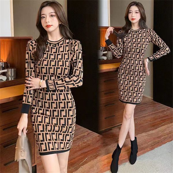 women casual dresses classic vintage knit dress fashion designer clothes full letter luxurious senior short sleeves long sleeve 2 kinds of, Black;gray
women casual dresses classic vintage knit dress fashion designer clothes full letter luxurious senior short sleeves long sleeve 2 kinds of, Black;gray