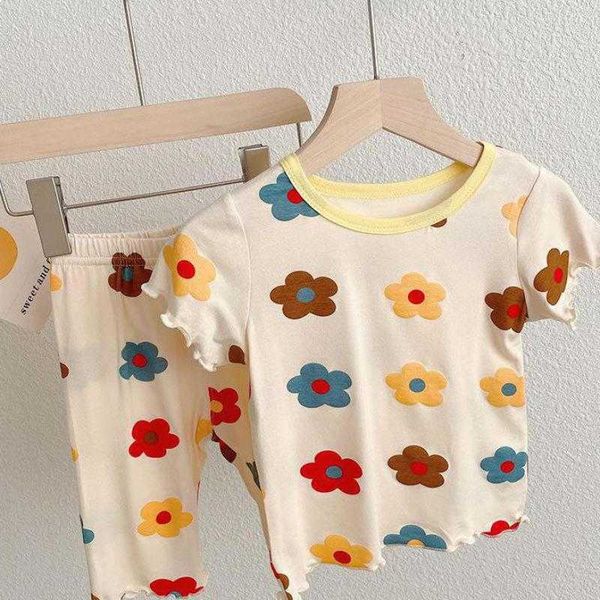 clothing sets girls flowers full printing pajamas summer thin casual baby leisure wear 2-6years kids new pure cotton two pieces outfits indo, White
clothing sets girls flowers full printing pajamas summer thin casual baby leisure wear 2-6years kids new pure cotton two pieces outfits indo, White