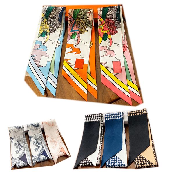 scarf. hair band 100% pure silk thin narrow strip small silk scarf women's retro mulberry silk letter ribbon binding bag ribbon hair, Blue;gray
scarf. hair band 100% pure silk thin narrow strip small silk scarf women's retro mulberry silk letter ribbon binding bag ribbon hair, Blue;gray