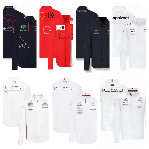 new f1 racing suit team with the same long-sleeved shirt spring and autumn lapel men's shirts can be customized.
new f1 racing suit team with the same long-sleeved shirt spring and autumn lapel men's shirts can be customized.