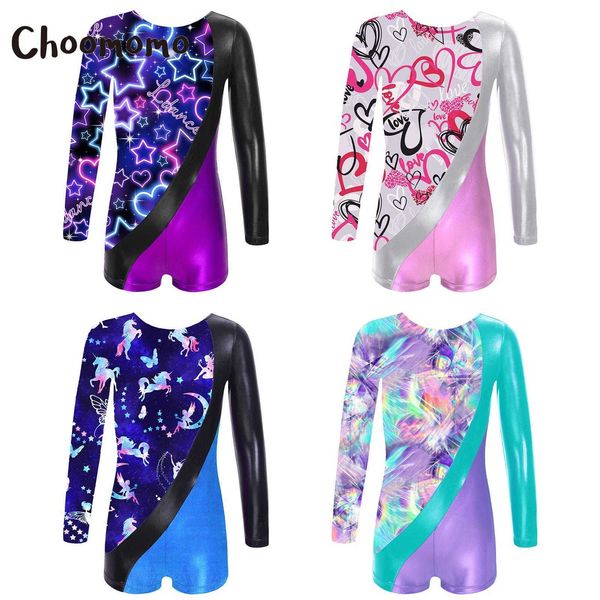 one-pieces choomomo kids girls 4-14 round neck long sleeve dancing jumpsuits for gymnastic patchwork printed leotard boyleg for performance, Black
one-pieces choomomo kids girls 4-14 round neck long sleeve dancing jumpsuits for gymnastic patchwork printed leotard boyleg for performance, Black