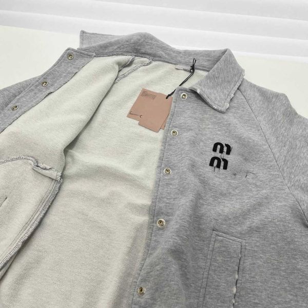 woman sweatshirt designer hoodie chest embroidered letters button cardigan french terry lapel casual shirt thin jacket coat, Black
woman sweatshirt designer hoodie chest embroidered letters button cardigan french terry lapel casual shirt thin jacket coat, Black