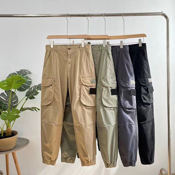 mens stone badge patches island vintage cargo designer pants big pocket overalls track sweaterpants leggings long sports trousers, White;black
mens stone badge patches island vintage cargo designer pants big pocket overalls track sweaterpants leggings long sports trousers, White;black