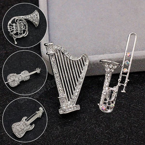 rhinestone musical instruments brooch pins for women men violin harp trombone gitar collar pin jewelry gifts trendy fashion, Gray
rhinestone musical instruments brooch pins for women men violin harp trombone gitar collar pin jewelry gifts trendy fashion, Gray