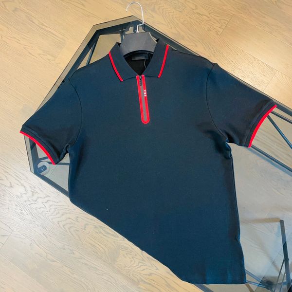 men's polos t-shirt designer summer spring mens polos classic short sleeve t shirt lapel most press-glue zipper design bead wash cotton, White;black
men's polos t-shirt designer summer spring mens polos classic short sleeve t shirt lapel most press-glue zipper design bead wash cotton, White;black