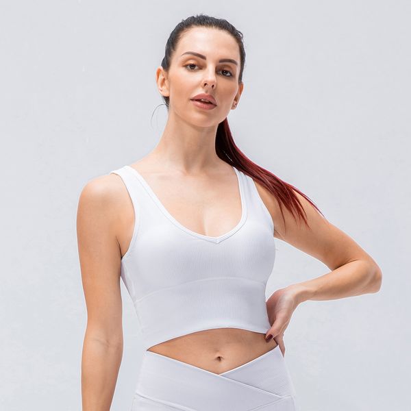 women fitness bra ribber v neck fintness tank vest solid workout breathble quick dry female ll782
women fitness bra ribber v neck fintness tank vest solid workout breathble quick dry female ll782