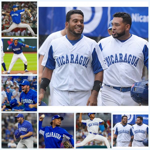 team nicaragua 2023 world baseball classic jersey jonathan loaisiga wbc dwight britton norlando valle juan montes isaac benard milkar perez, Blue;black
team nicaragua 2023 world baseball classic jersey jonathan loaisiga wbc dwight britton norlando valle juan montes isaac benard milkar perez, Blue;black