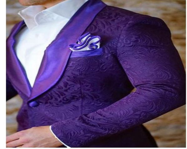 new fashion purple paisley groom tuxedos shawl lapel man prom blazer coat wedding business suits jacketpantsbow tie h8732440847, Black;gray
new fashion purple paisley groom tuxedos shawl lapel man prom blazer coat wedding business suits jacketpantsbow tie h8732440847, Black;gray