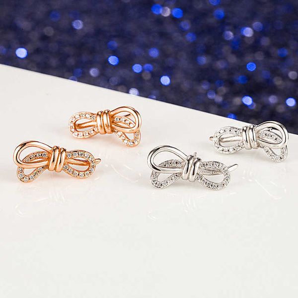 charm s925 sterling silver bow double stud earrings women's french temperament high sense small light luxury earrings for girlfriend l2, Golden
charm s925 sterling silver bow double stud earrings women's french temperament high sense small light luxury earrings for girlfriend l2, Golden