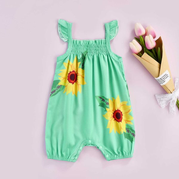 rompers citgeett summer infant baby girls romper ruffle sling sunflower snap short pants jumpsuit clothes l230314, Blue
rompers citgeett summer infant baby girls romper ruffle sling sunflower snap short pants jumpsuit clothes l230314, Blue