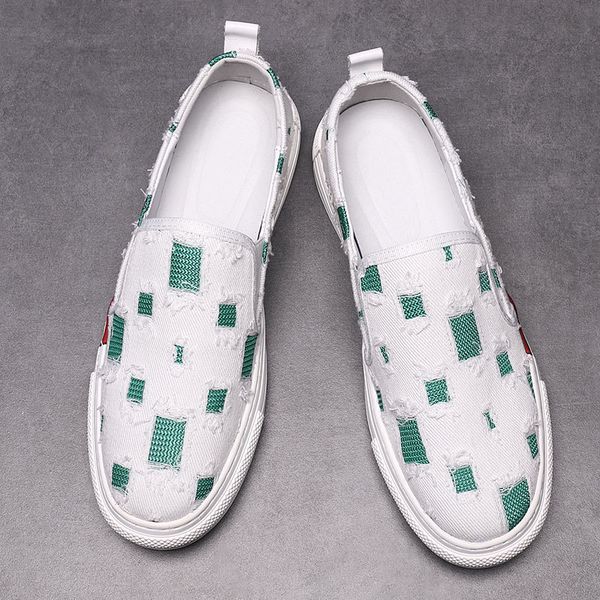 37-45 men shoes summer slip on loafers men casual shoes puncture canvas breathable flats driving shoes, Black
37-45 men shoes summer slip on loafers men casual shoes puncture canvas breathable flats driving shoes, Black