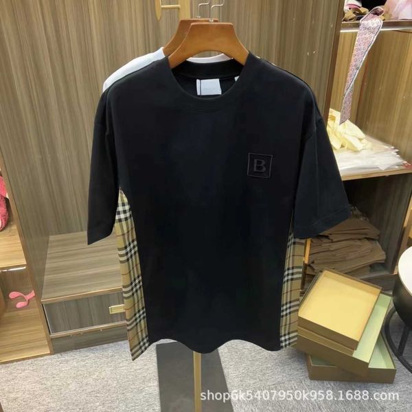 casual b burbry luxury designer classic high-letter t-shirt scrubs uniform neckline letter cotton loose 2seasonal clothingho3p, Black;white
casual b burbry luxury designer classic high-letter t-shirt scrubs uniform neckline letter cotton loose 2seasonal clothingho3p, Black;white