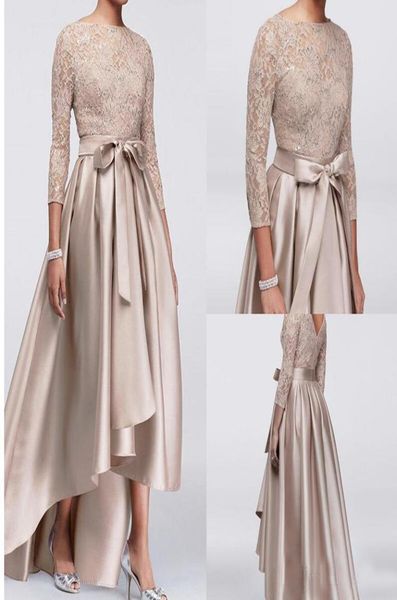 chic champagne aline high low mother of the bride dresses sequined lace long sleeves dresses evening wear wedding guest4688620, Black;red
chic champagne aline high low mother of the bride dresses sequined lace long sleeves dresses evening wear wedding guest4688620, Black;red