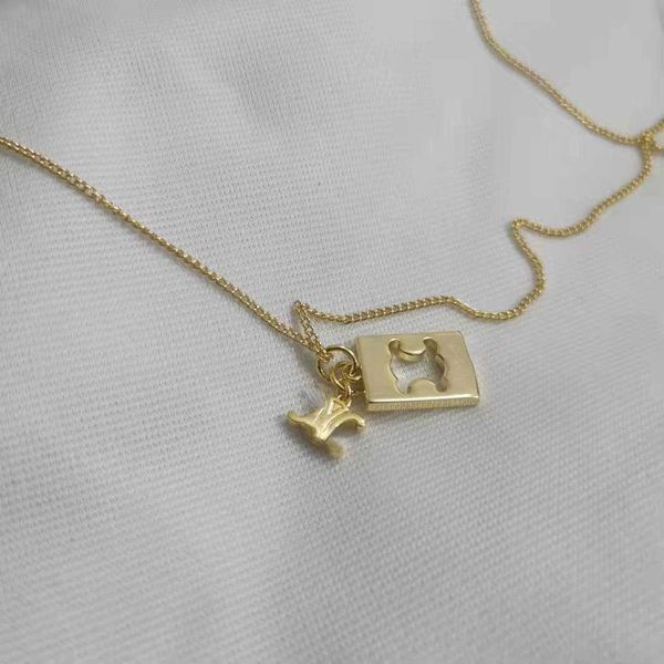saijia 21 style square arc de triomphe necklace women's high-quality temperament copper plated gold-plated hollow out pendant collarbon, Silver
saijia 21 style square arc de triomphe necklace women's high-quality temperament copper plated gold-plated hollow out pendant collarbon, Silver