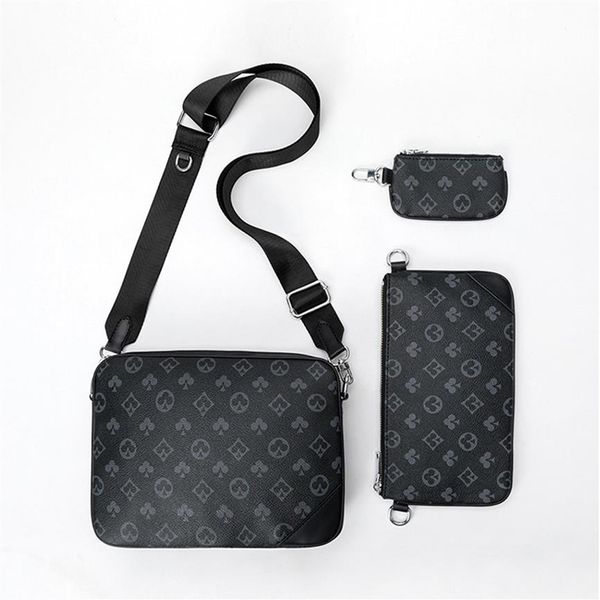 luxurys men's bag checkerboard shoulder women messenger handbag three-in-one mahjong wallets combination three-piece small sq243k
luxurys men's bag checkerboard shoulder women messenger handbag three-in-one mahjong wallets combination three-piece small sq243k