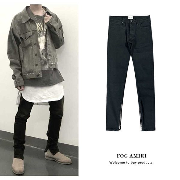 jeans mens am1r1 trousers pants mirri ripped fashion designer brand fog basic style versatile black cow slim fit men hip hop high stree 820s, Blue
jeans mens am1r1 trousers pants mirri ripped fashion designer brand fog basic style versatile black cow slim fit men hip hop high stree 820s, Blue