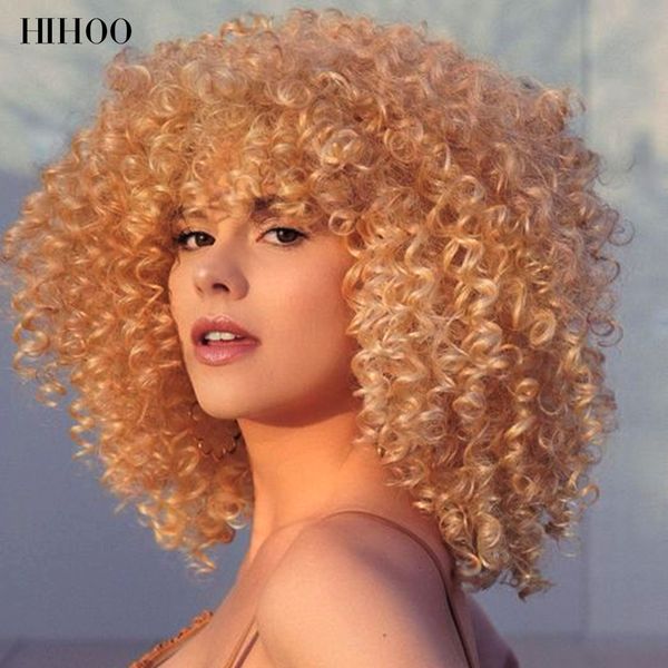 14short hair afro kinky curly wigs with bangs for black women synthetic wig omber glueless cosplay lolita wig high temperaturef
14short hair afro kinky curly wigs with bangs for black women synthetic wig omber glueless cosplay lolita wig high temperaturef