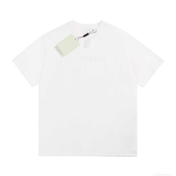 correct version b burbry luxury designer of bu 's new logo printed short-sleeved t-shirt high street casual versatile lovers with same, White;black
correct version b burbry luxury designer of bu 's new logo printed short-sleeved t-shirt high street casual versatile lovers with same, White;black