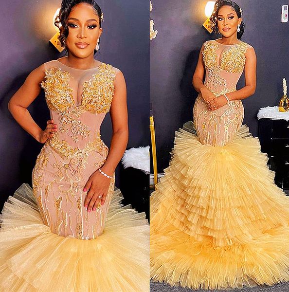 2023 arabic aso ebi gold mermaid prom dresses lace beaded tiers evening formal party second reception birthday engagement gowns dress zj0321, Black
2023 arabic aso ebi gold mermaid prom dresses lace beaded tiers evening formal party second reception birthday engagement gowns dress zj0321, Black