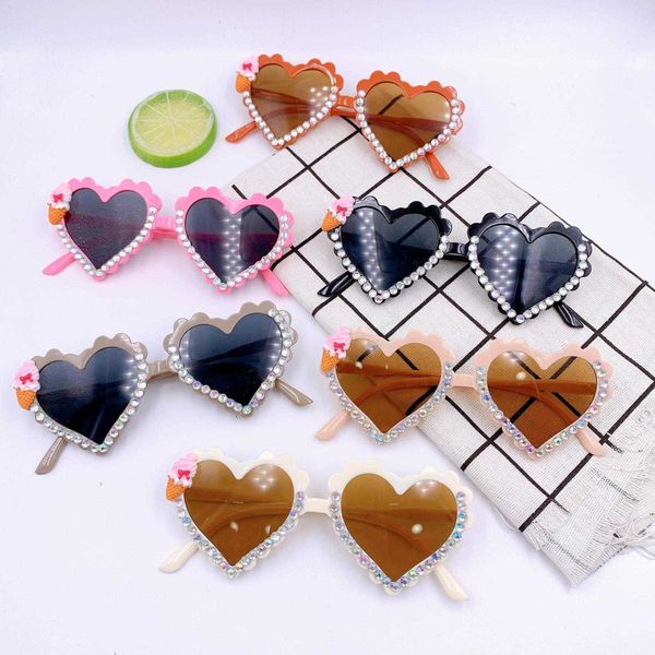 summer childrens peach heart rhinestone sunglasses ice cream personalized, Blue
summer childrens peach heart rhinestone sunglasses ice cream personalized, Blue