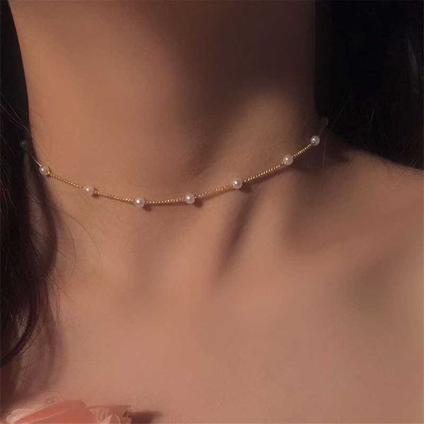 chokers 2023 new fashion elegant kpop pearl beads choker clavicle chain necklace for women wedding jewelry collar jewelry accessories y2303, Golden;silver
chokers 2023 new fashion elegant kpop pearl beads choker clavicle chain necklace for women wedding jewelry collar jewelry accessories y2303, Golden;silver