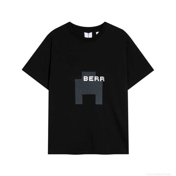 correct version b burbry luxury designer 23ss bu home front printed letters with embroidered round neck short sleeve t-shirt on back of high, White;black
correct version b burbry luxury designer 23ss bu home front printed letters with embroidered round neck short sleeve t-shirt on back of high, White;black