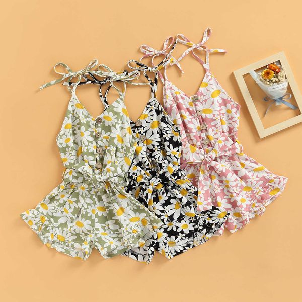rompers citgeett summer toddler kids baby girls romper flower print sleeveless jumpsuit button shorts playsuit clothes l230314, Blue
rompers citgeett summer toddler kids baby girls romper flower print sleeveless jumpsuit button shorts playsuit clothes l230314, Blue