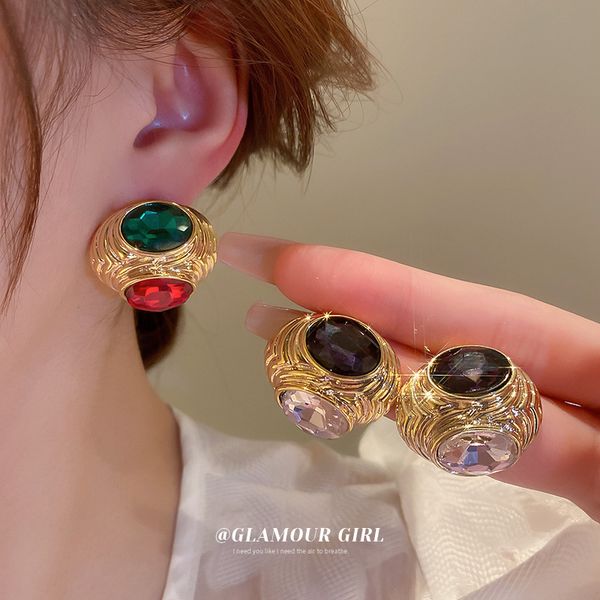 silver needle color rhinestone stud wrinkle oval earrings chinachic antique design earrings small fashion versatile earrings, Golden;silver
silver needle color rhinestone stud wrinkle oval earrings chinachic antique design earrings small fashion versatile earrings, Golden;silver
