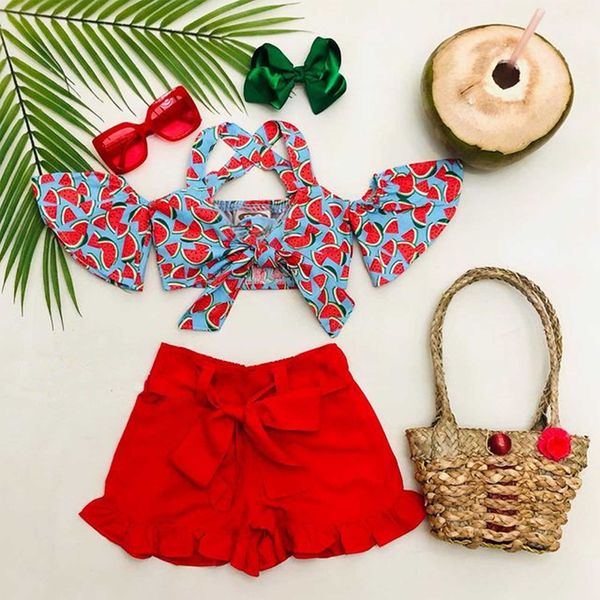 clothing sets 2022 summer kid girl casual short pants outfits short sleeve pattern printed tie knot decor short ruffles decor shorts set p2, White
clothing sets 2022 summer kid girl casual short pants outfits short sleeve pattern printed tie knot decor short ruffles decor shorts set p2, White