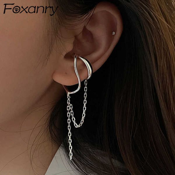 charm anry prevent allergy silver color silve earrings ear clip trend vintage simple irregular geometric tassel chain party jewelry l230315, Golden
charm anry prevent allergy silver color silve earrings ear clip trend vintage simple irregular geometric tassel chain party jewelry l230315, Golden