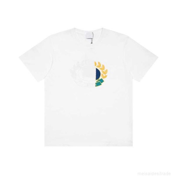 correct version b burbry luxury designer of bu's classic front three-dimensional embroidered short-sleeved t-shirt high street versatil, White;black
correct version b burbry luxury designer of bu's classic front three-dimensional embroidered short-sleeved t-shirt high street versatil, White;black