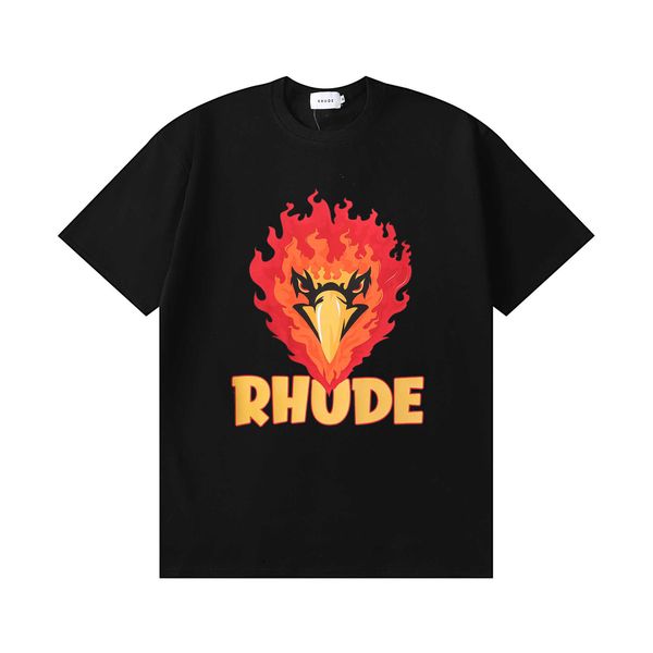 zb84 men's and women's high street t shirt fashion brand rhude oversized summer eagle flame eagle short sleeve, White
zb84 men's and women's high street t shirt fashion brand rhude oversized summer eagle flame eagle short sleeve, White