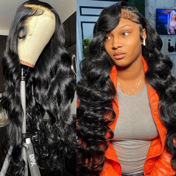 body wave lace front wig 4x4 lace closure wig 13x4 lace frontal wig 360 hd lace frontal brazilian wigs for women human hairfacto, Black
body wave lace front wig 4x4 lace closure wig 13x4 lace frontal wig 360 hd lace frontal brazilian wigs for women human hairfacto, Black