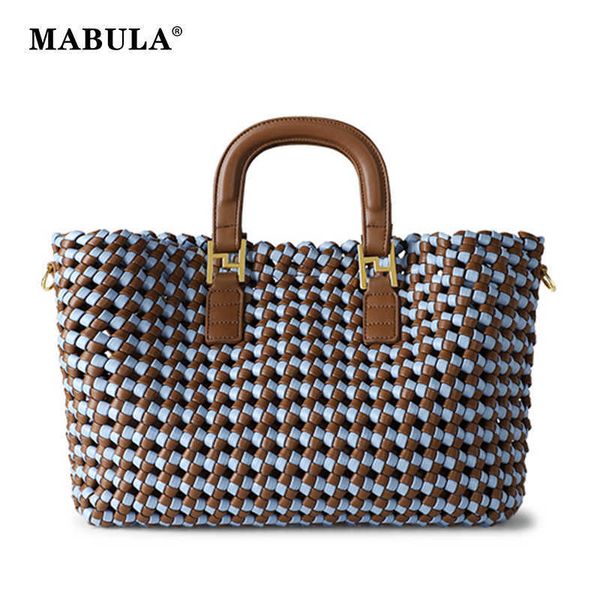 contrast color woven leather women shopper bag hollow out summer beach handbag set luxury designer square crossbody purse 230315
contrast color woven leather women shopper bag hollow out summer beach handbag set luxury designer square crossbody purse 230315