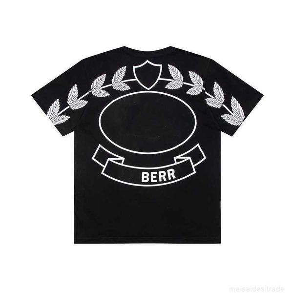 correct b burbry luxury designer 23ss bu home embroidery pattern t-shirt loose version of casual high street versatile lovers with same styl, White;black
correct b burbry luxury designer 23ss bu home embroidery pattern t-shirt loose version of casual high street versatile lovers with same styl, White;black