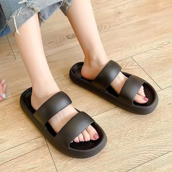 summer new simple slippers women's thick sole anti-slip deodorization outdoor comfortable leisure beach sandals size 36-44, Black
summer new simple slippers women's thick sole anti-slip deodorization outdoor comfortable leisure beach sandals size 36-44, Black