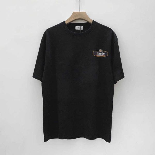 tq7l men's and women's high street t shirt fashion brand rhude oversized trendy limited leisure hip hop summer loose round neck sh, White
tq7l men's and women's high street t shirt fashion brand rhude oversized trendy limited leisure hip hop summer loose round neck sh, White