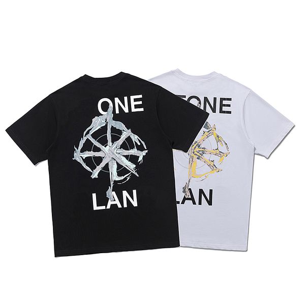 women's men's brand toney tshirts compass and printing fashion label men's round neck cotton loose tshirts, White;black
women's men's brand toney tshirts compass and printing fashion label men's round neck cotton loose tshirts, White;black