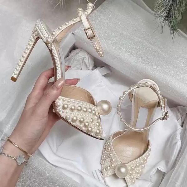 22s elegant bridal wedding dress shoes sacora lady sandals pearls leather luxury brands high heels women walking with box eu35-43, Black
22s elegant bridal wedding dress shoes sacora lady sandals pearls leather luxury brands high heels women walking with box eu35-43, Black