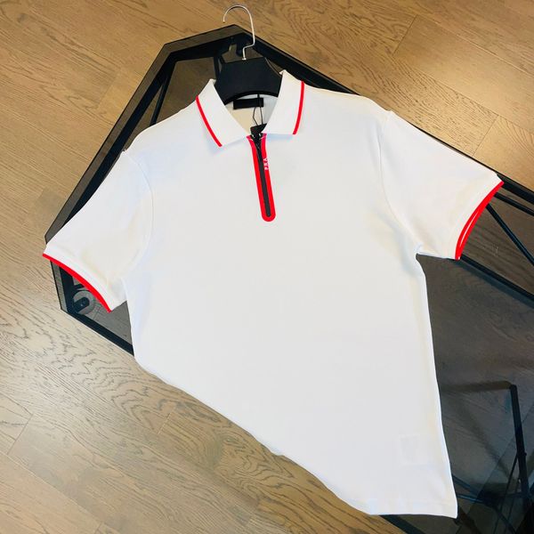 men's polos t-shirt designer 2023 spring polos classic popular short sleeve t shirt lapel press-glue zipper design bead wash cotton ma, White;black
men's polos t-shirt designer 2023 spring polos classic popular short sleeve t shirt lapel press-glue zipper design bead wash cotton ma, White;black