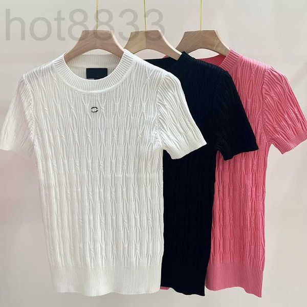 women's knits & tees designer high-end slim fit short sleeve t-shirt summer age reducing elastic metal s7b0, White
women's knits & tees designer high-end slim fit short sleeve t-shirt summer age reducing elastic metal s7b0, White
