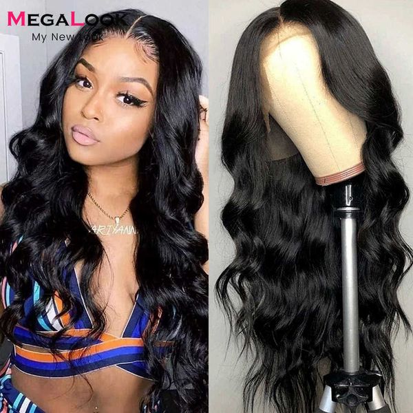 synthetic wigs 180 density 13x4 lace front wig transparent frontal pre plucked megalook brazilian body wave human hair s for women 230227, Black
synthetic wigs 180 density 13x4 lace front wig transparent frontal pre plucked megalook brazilian body wave human hair s for women 230227, Black