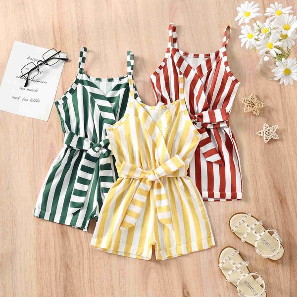 rompers citgeett summer kids girl jumpsuit sleeveless v neck stripe suspender romper short pants clothes l230314, Blue
rompers citgeett summer kids girl jumpsuit sleeveless v neck stripe suspender romper short pants clothes l230314, Blue