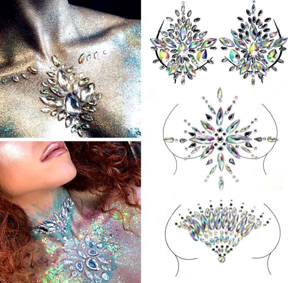 rhinestone gems nipple covers stickers costume accessories body bra jewels crystal tattoo sticker chest music edc festival decorations, Silver
rhinestone gems nipple covers stickers costume accessories body bra jewels crystal tattoo sticker chest music edc festival decorations, Silver
