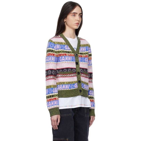 ganni 23ss women designer sweater jacket fashion knitted cardigan letter jacquard wool knitted cardigan, White
ganni 23ss women designer sweater jacket fashion knitted cardigan letter jacquard wool knitted cardigan, White