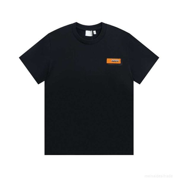 correct version b burbry luxury designer of bu stickers round neck short sleeve t-shirt casual high-street versatile lovers same 1seasonal c, White;black
correct version b burbry luxury designer of bu stickers round neck short sleeve t-shirt casual high-street versatile lovers same 1seasonal c, White;black