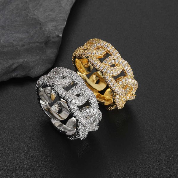 2023 new hip hop jewelry 11mm brass iced out cz cuban ring, Silver
2023 new hip hop jewelry 11mm brass iced out cz cuban ring, Silver