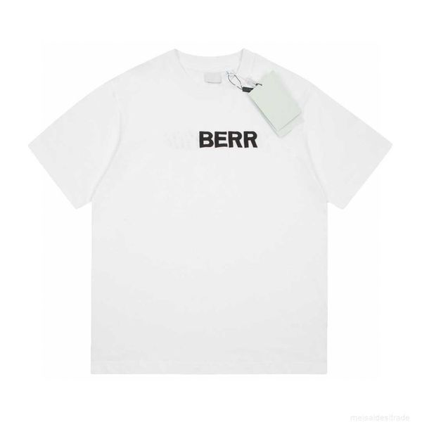 correct version b burbry luxury designer of 23ss bu foam letters on chest short sleeve high street casual versatile lovers same ins 1seasona, White;black
correct version b burbry luxury designer of 23ss bu foam letters on chest short sleeve high street casual versatile lovers same ins 1seasona, White;black